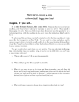 2023-01-04 Warm Up About Time Travel and Decision Making (wTeacher Notes)