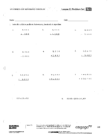 4th math module 1 lesson 11 to end mod assess