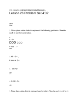 4th math module 3 lesson 26 and 27