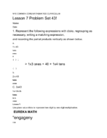 4th math module 3 lesson 7 and 8