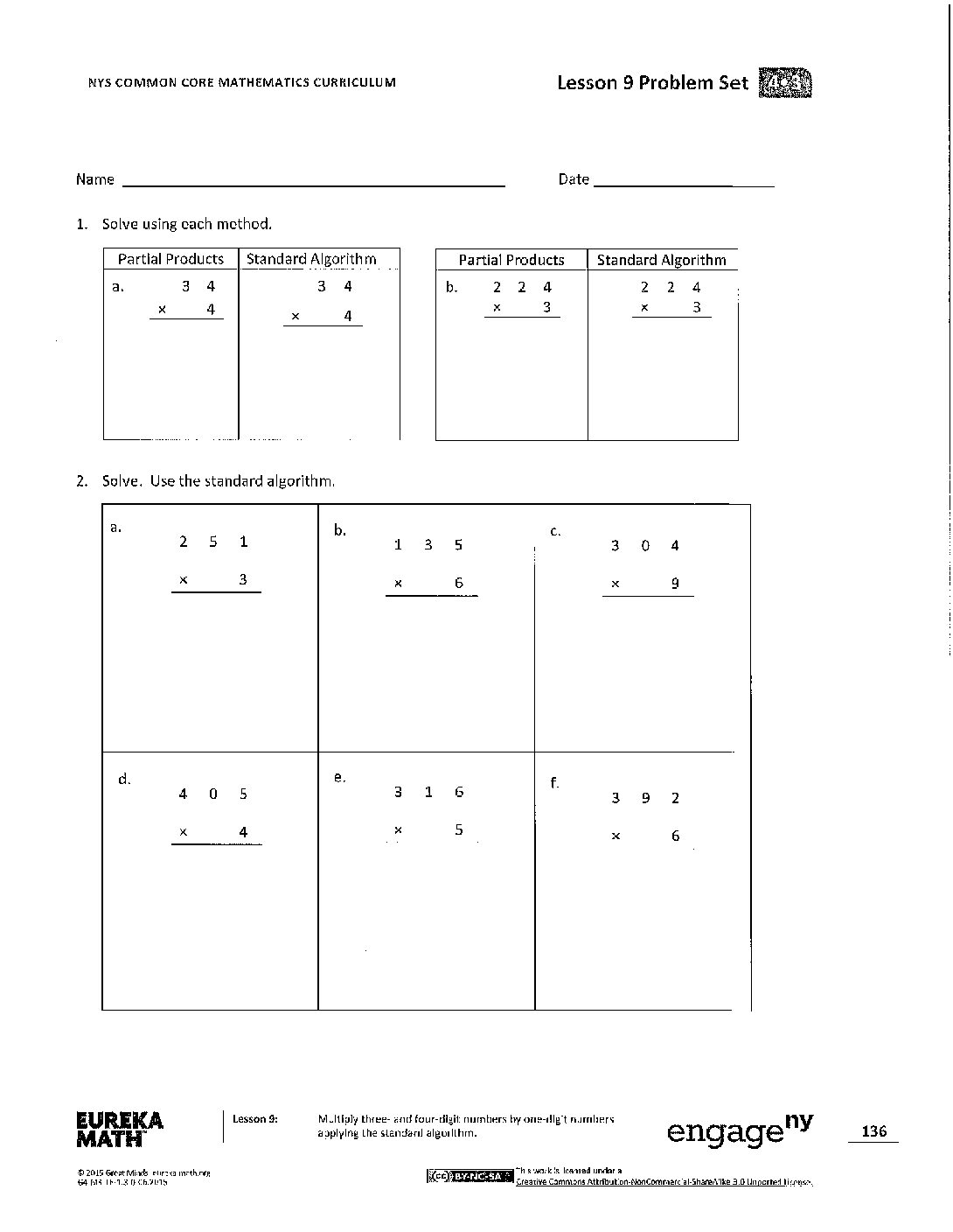 4th math module 3 lesson 9 and 10