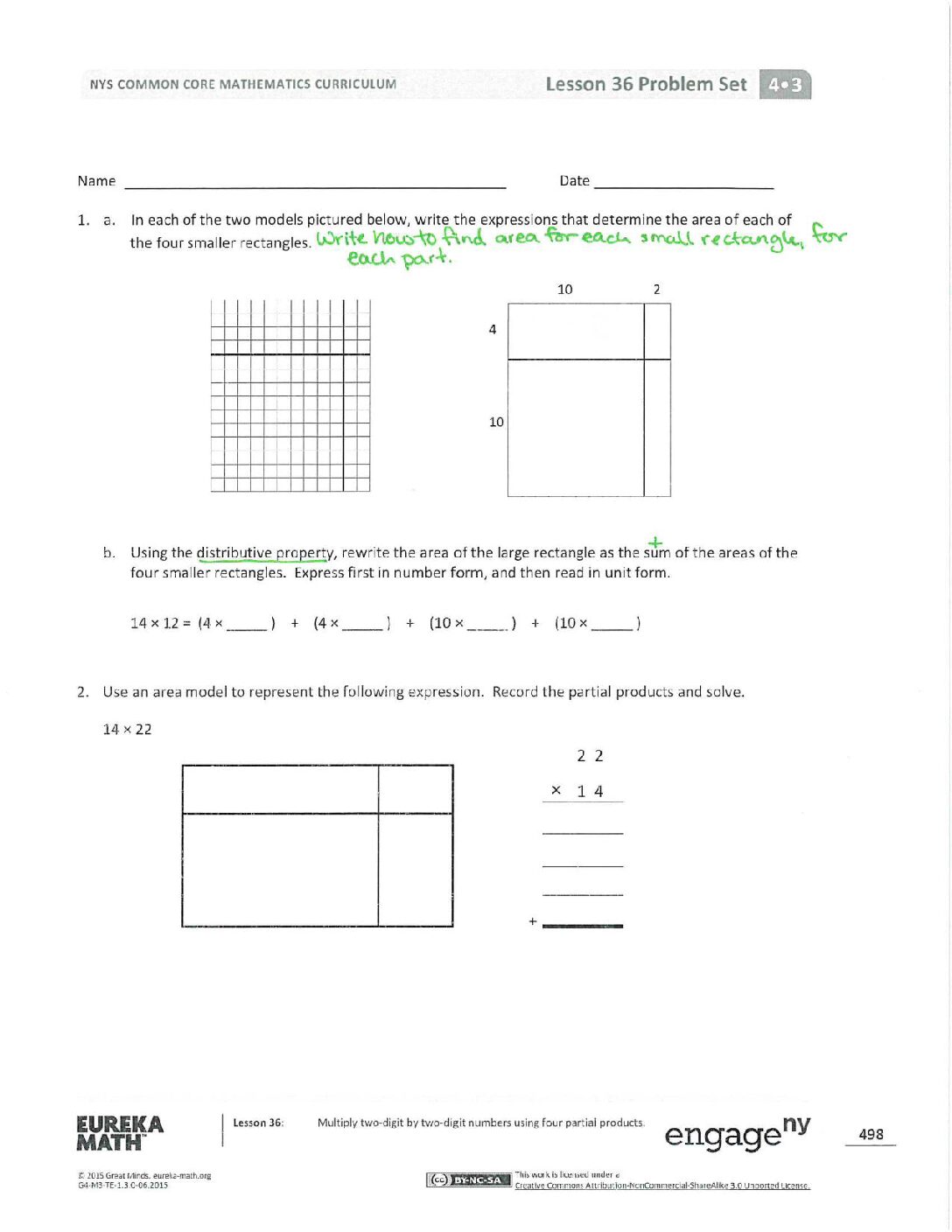 4th math module 3 lessons 36 37 38 and end assessment