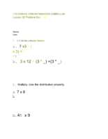 4th math module 5 lesson 38 to end of module assess