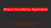 Ahern Academy Alphabet Black