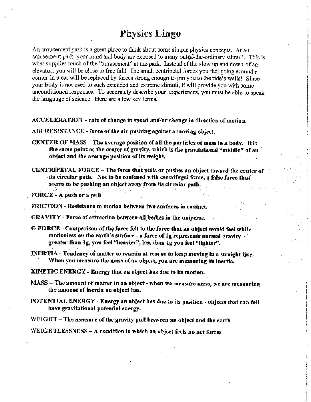 Amusement Park Science Copy