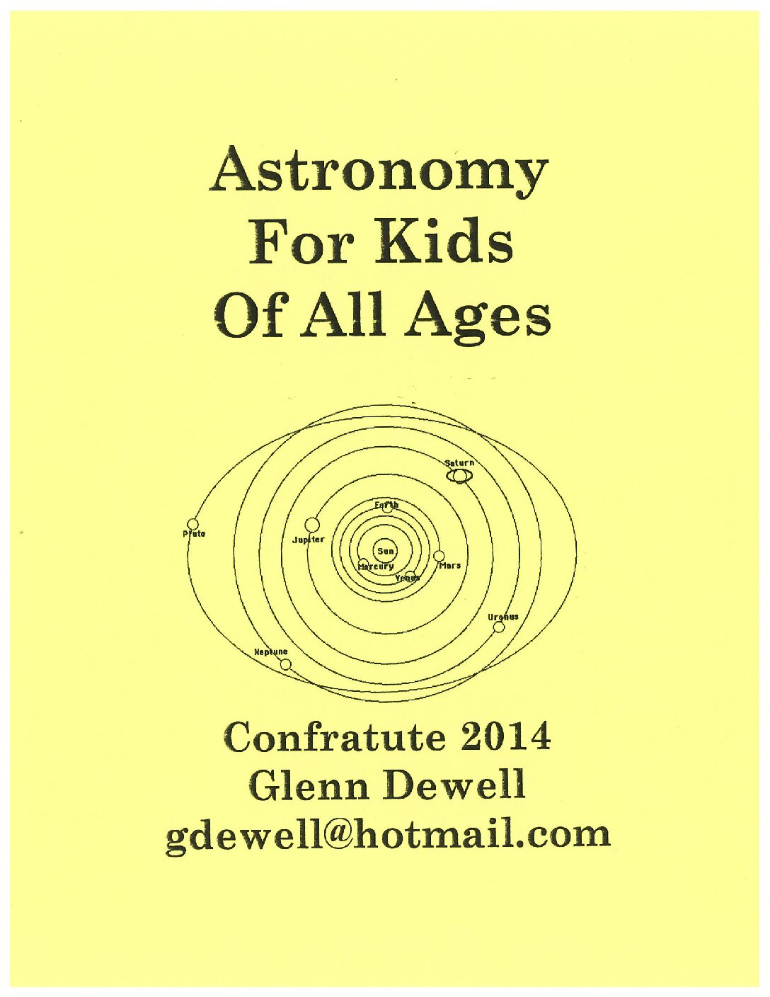 Astronomy For Kids Of All Ages