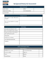 Background History For Assessment Sample (1)