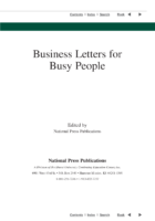 Business Letters For Busy People