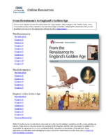 Ckhg Online Resources From The Renaissance To Englands Golden Age