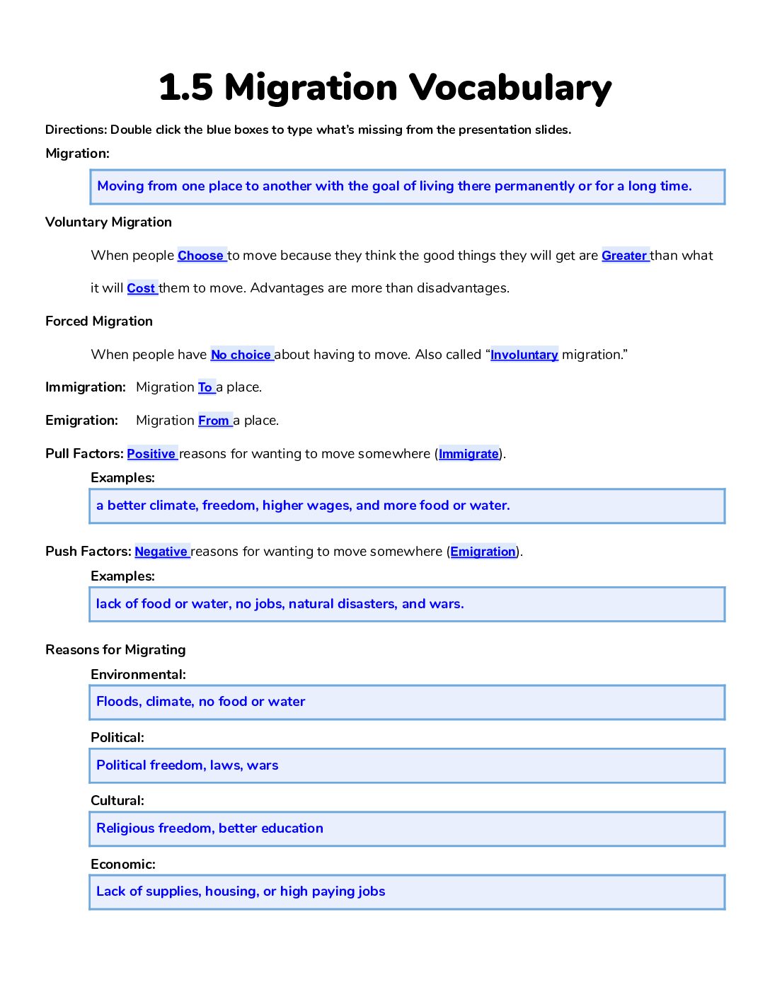 Completed Notes 1.5