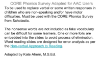 Core Phonics Survey Adapted