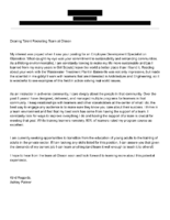 Cover Letter – Ashley Palmer Olsson