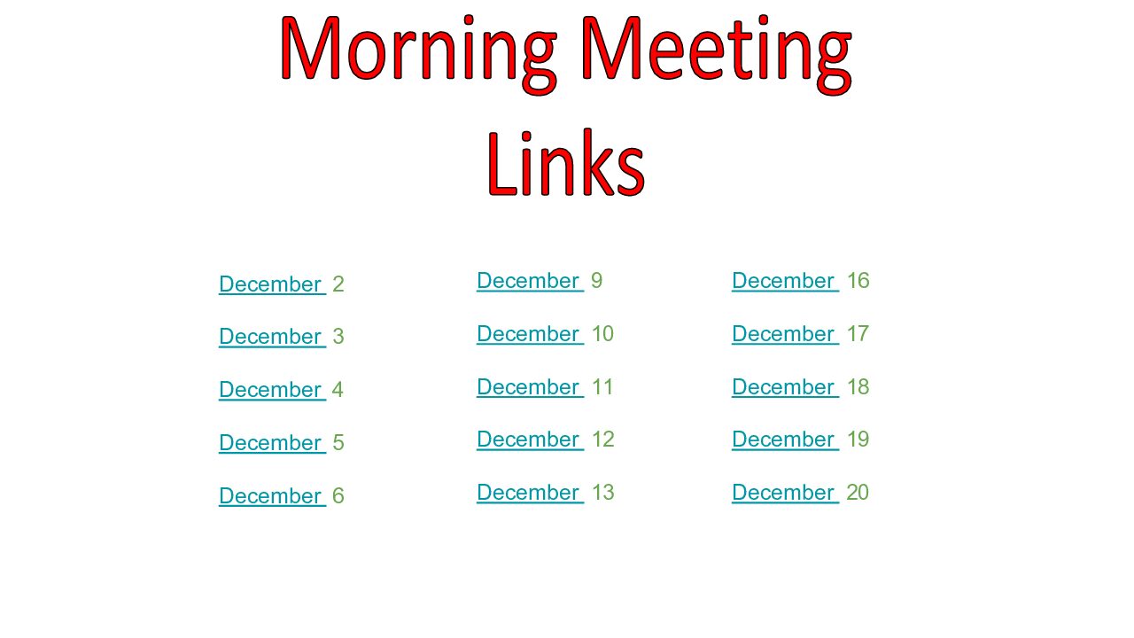 December Morning Meeting-Asl Mm Slides 2024-2025