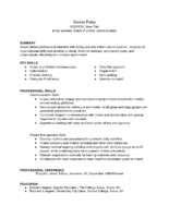 Denise Foley- Functional Resume