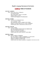 Eld Curric. Table Of Contents Example (1)