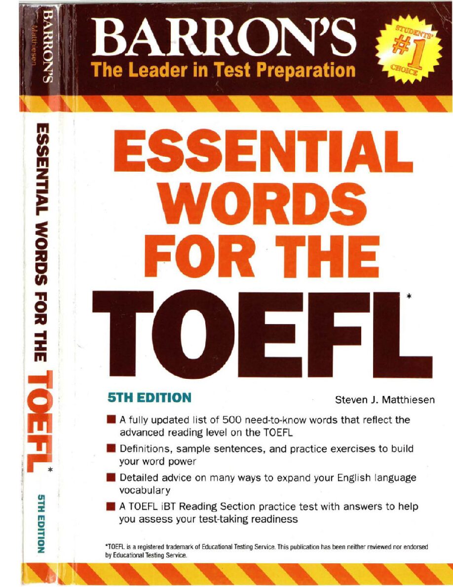 Ew4Toefl 5Th Ed