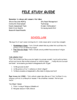 Fele Comprehensive Study Guide