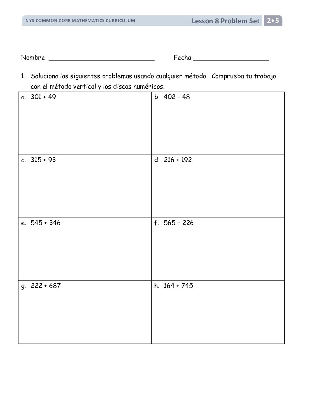 G2 M5 B Lesson 8 Spn (5Pg)