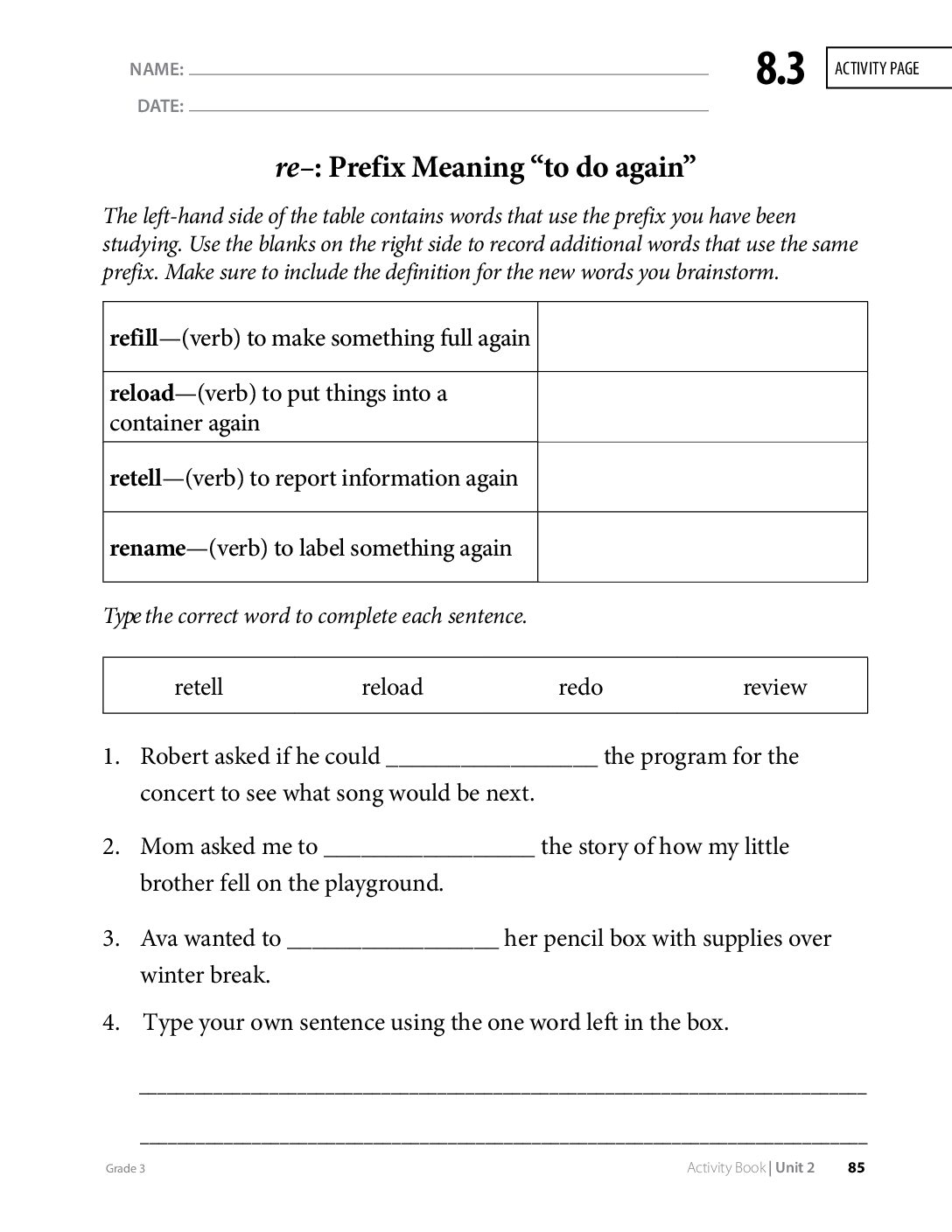 G3 U2 Ab Ap 8.3 Page85