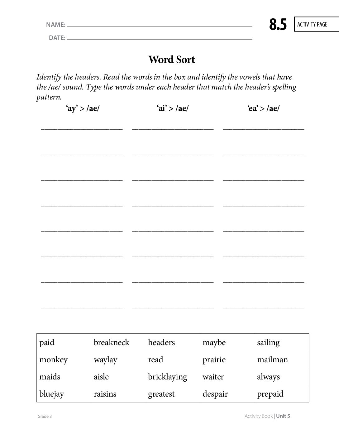 G3 U5 Ab Ap 8.5 Page99