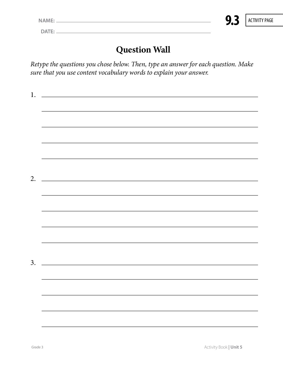G3 U5 Ab Ap 9.3 Page109