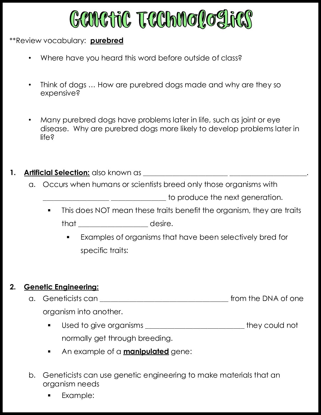 Genetic Technologies
