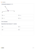 Geometry Standard Worksheet