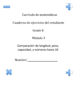 Gr K Math Module 3 Student Edition 8 19 13 Spn