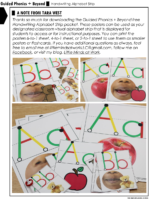 Guided Phonics + Beyond Handwriting Alphabet Strip