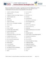 Instructional Strategies List July 2015-Mtss Math