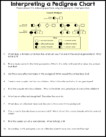 Interpreting a Pedigree Chart