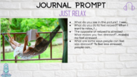 Just Relax-Ell Journal Prompts