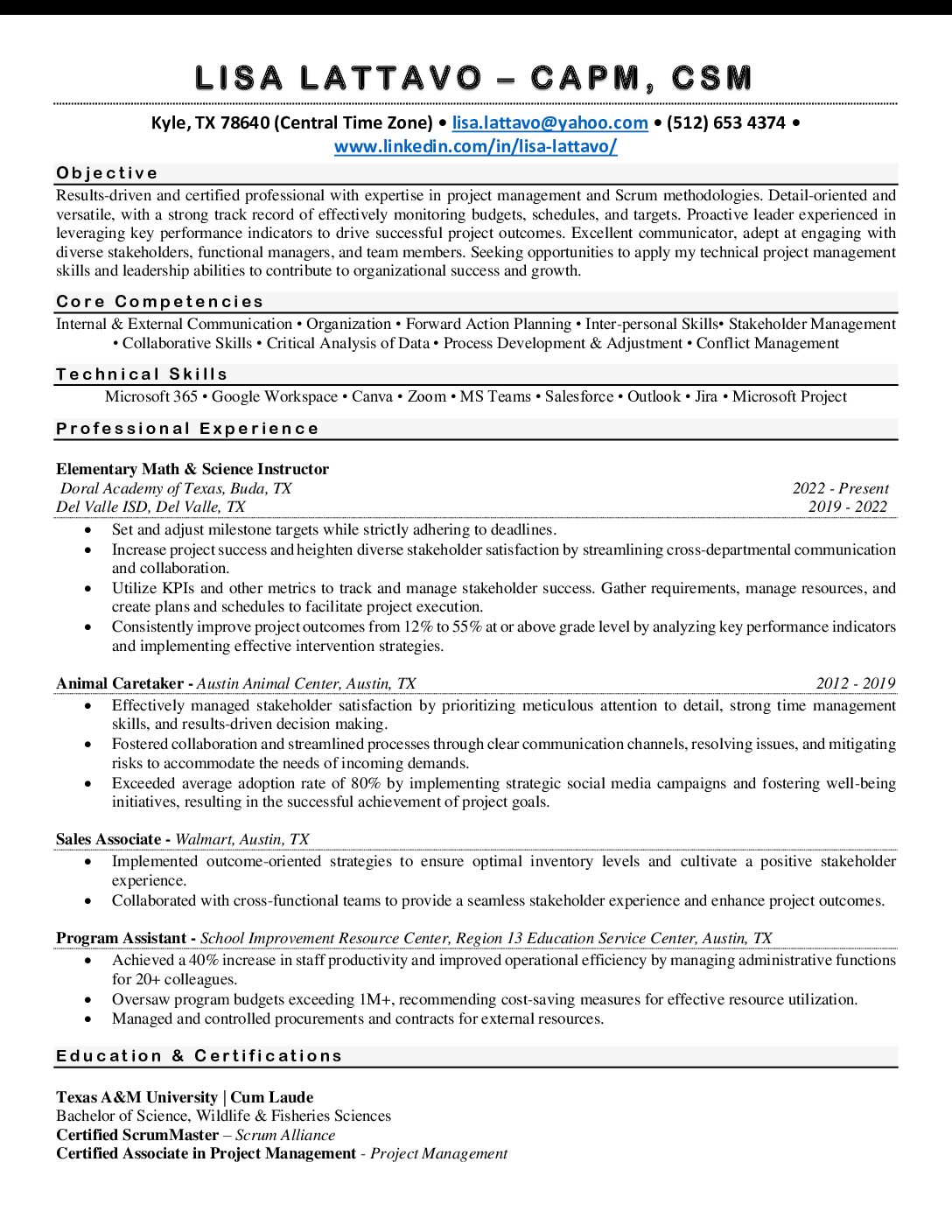 Lattavo Resume Pm(1)