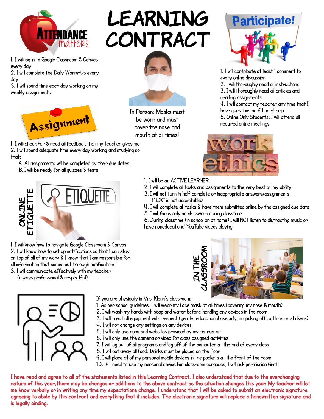 Learning Contract