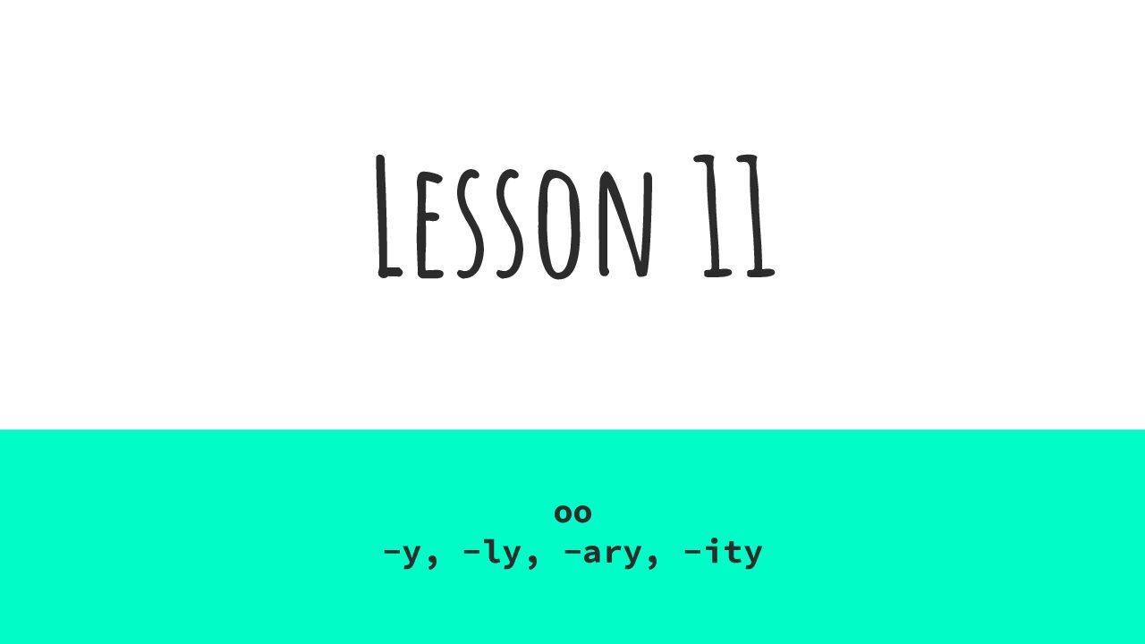 Lesson 11