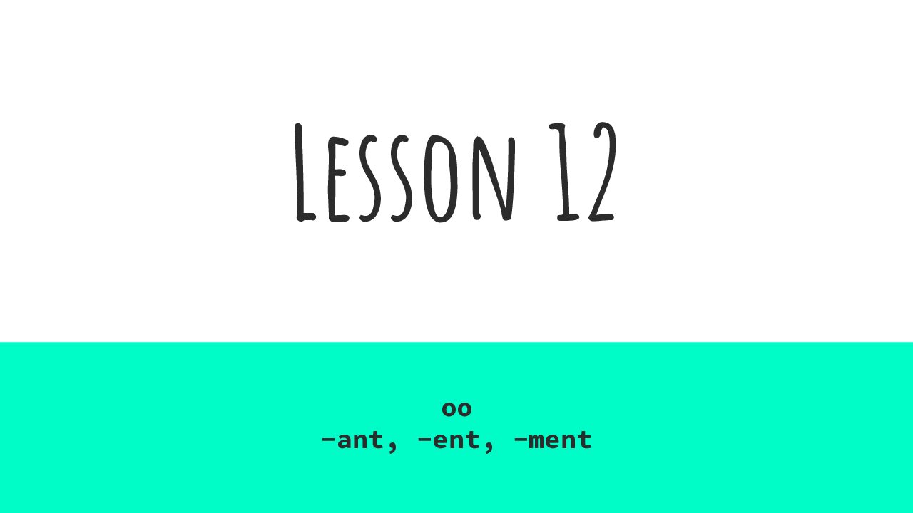 Lesson 12