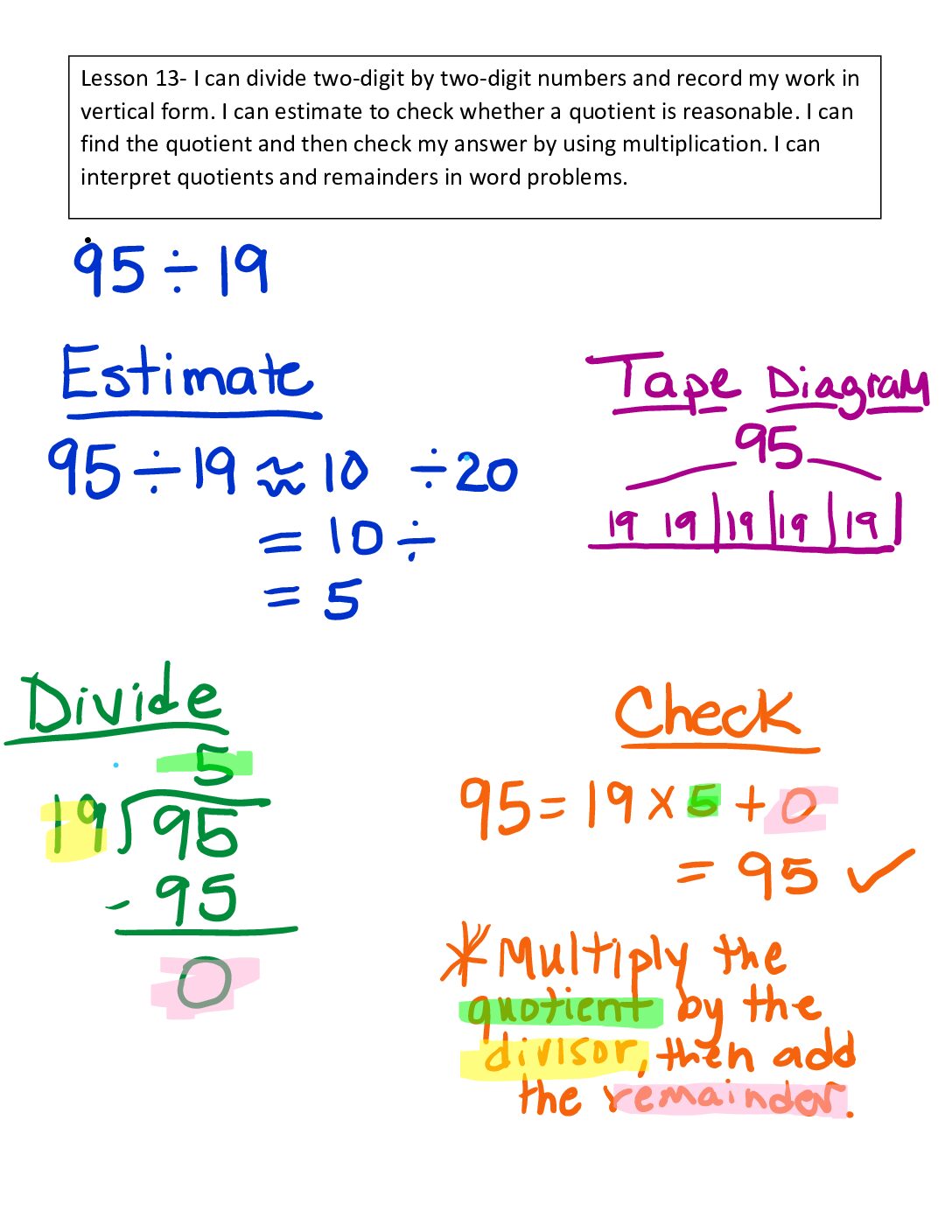 Lesson 13 Notes