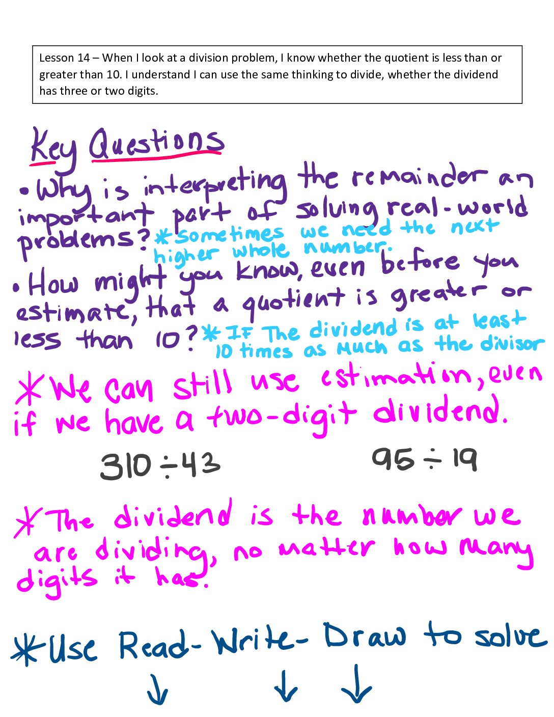 Lesson 14 Notes
