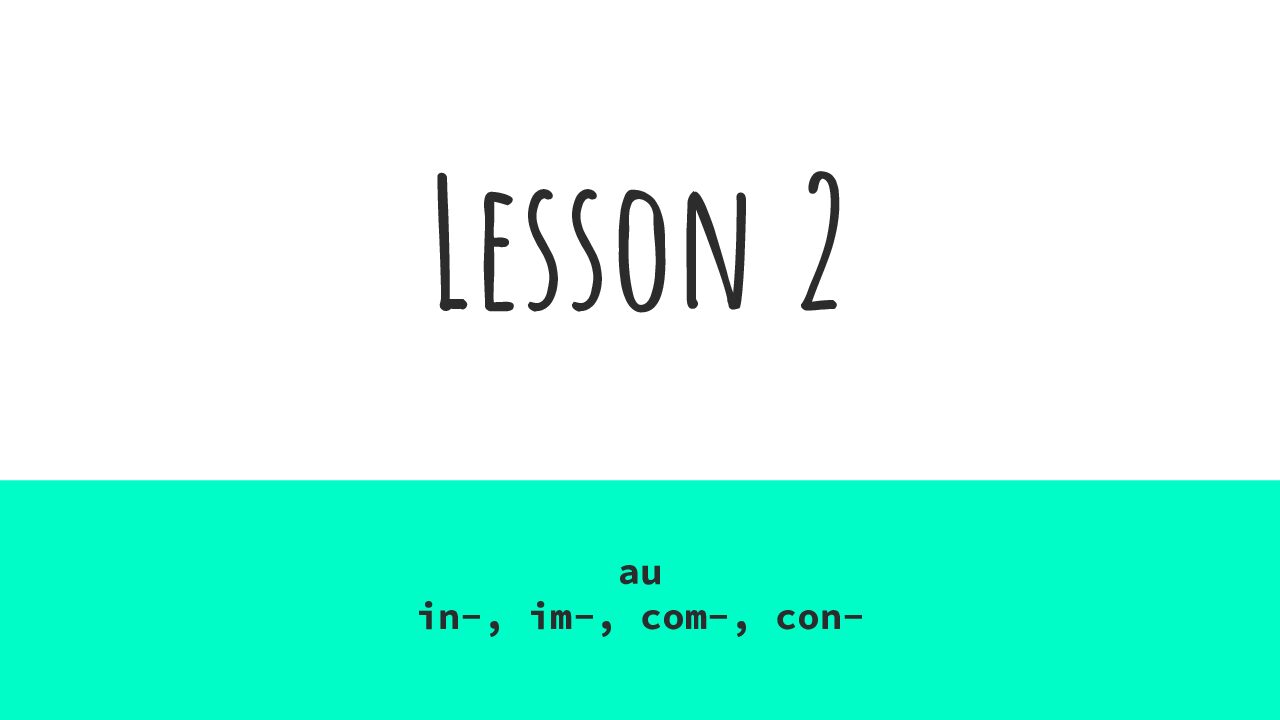 Lesson 2