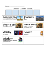 Lesson 4 Vocab Unit 6