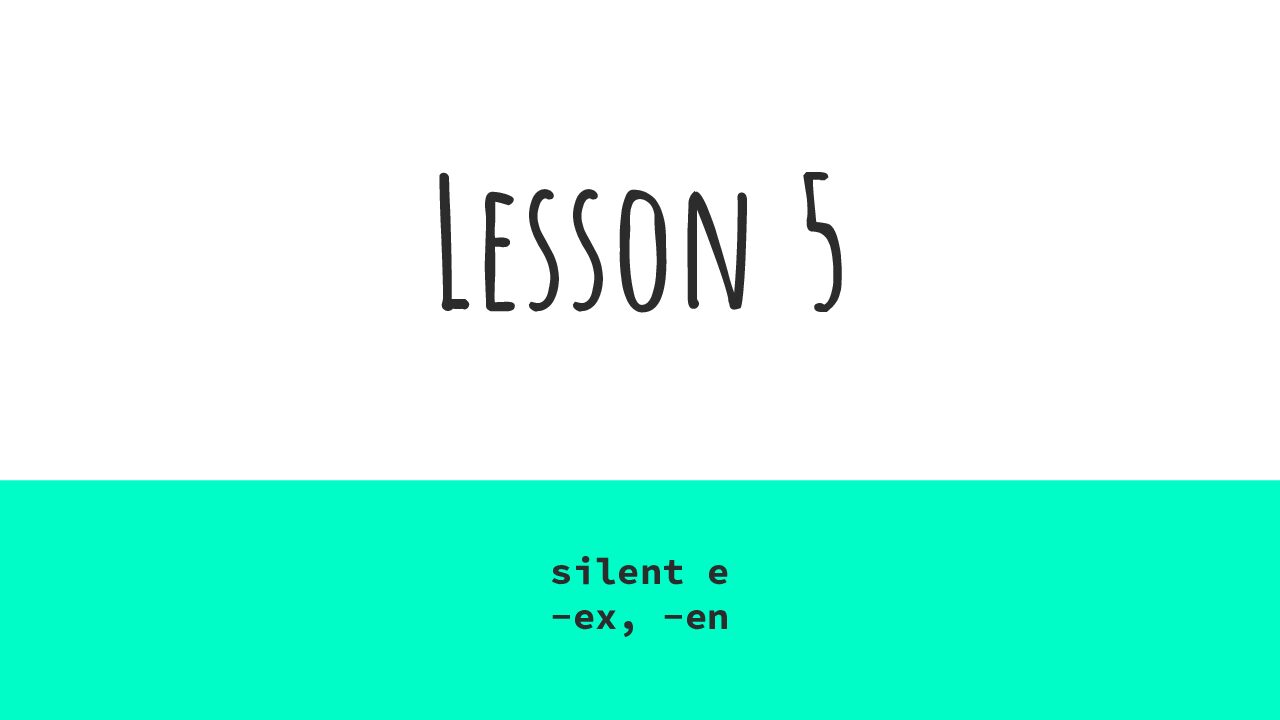 Lesson 5