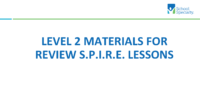 Level 2 Review Lesson Materials Ssı