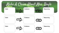 Make A Claim About Mrs. Boyle (Cer Opening Activity)