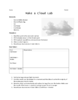 Make A Cloud Lab. 2021