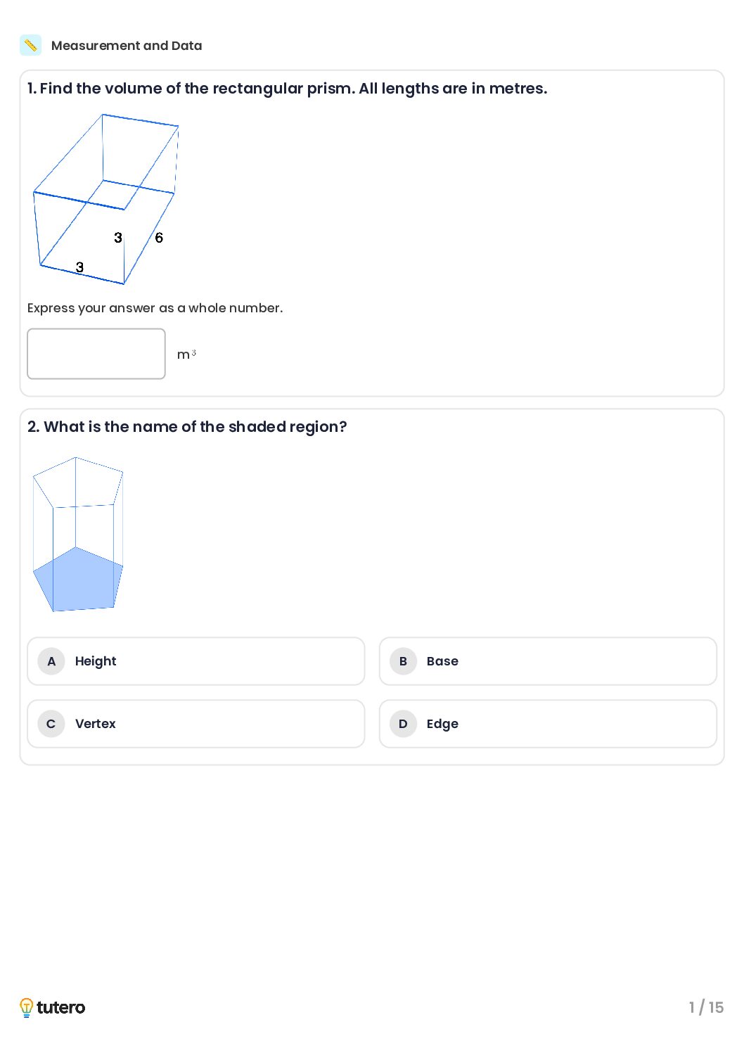 Measurement and Data Standard Worksheet 1 (1)