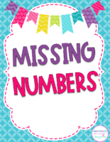 Missing Number Chart Freebie