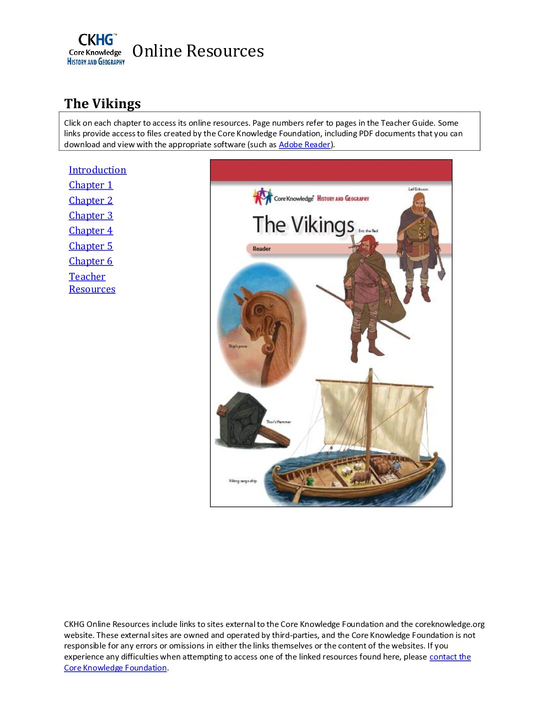 Online Resources For Vikings