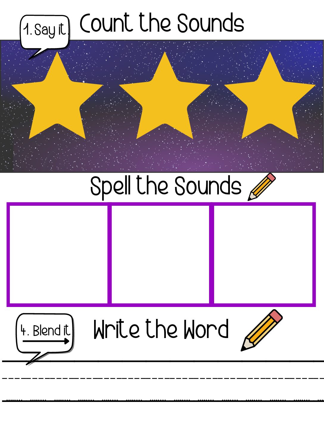 Orthographic Mapping Fun Themes