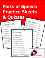 Partsofspeechpracticesheetsandquizzes