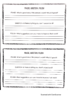 Peer feed back form 1